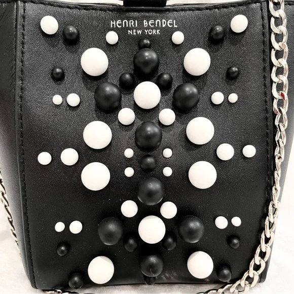 Henri Bendel Marquis Micro Dotted Tote NWT - Picture 2 of 7